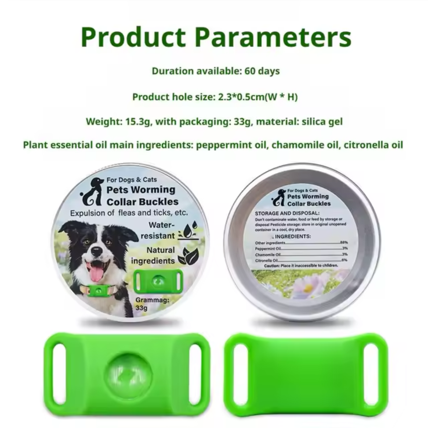 SafePaws™ Natural 12-Month Flea & Tick Protection Pendant