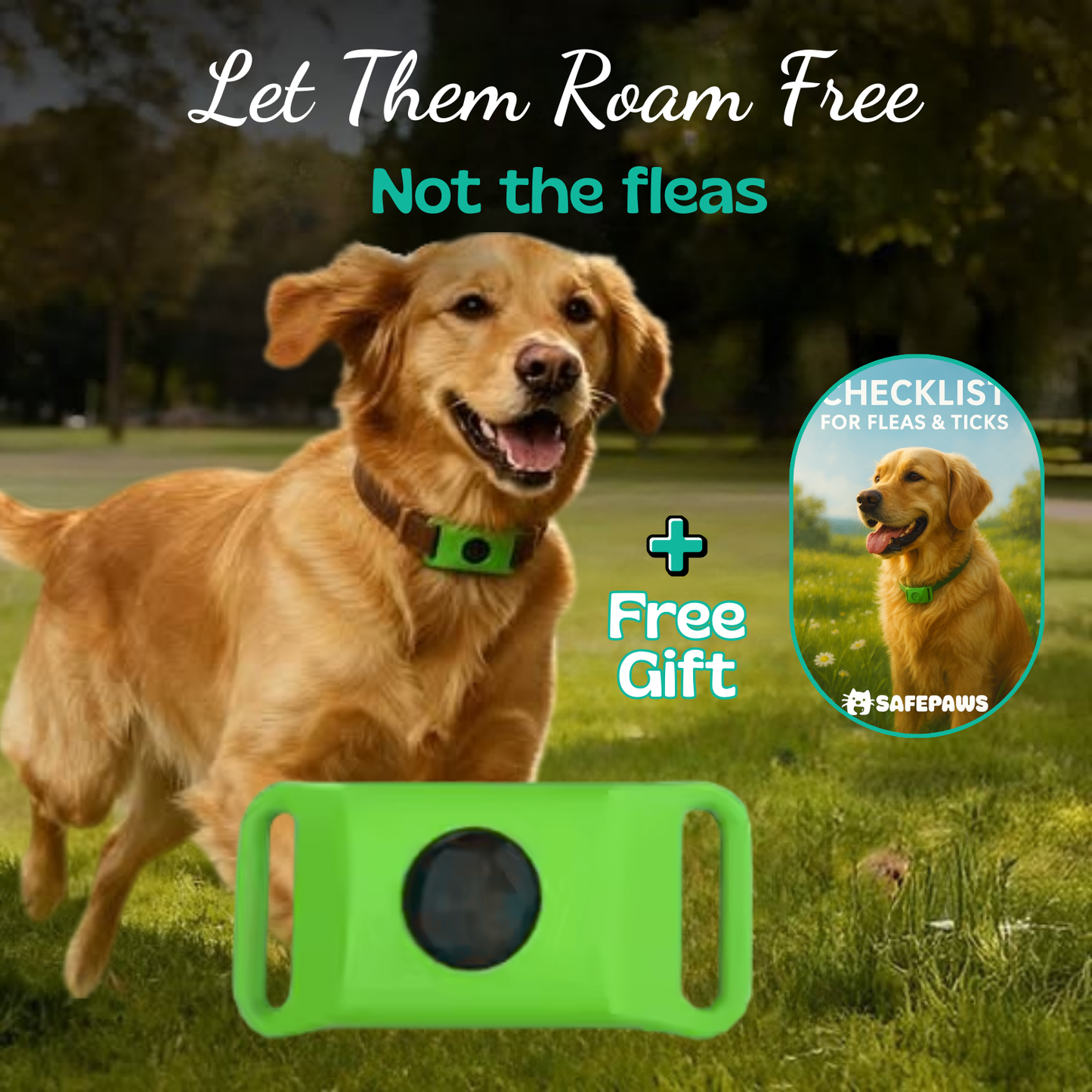 SafePaws™ Flea & Tick Protection Pendant