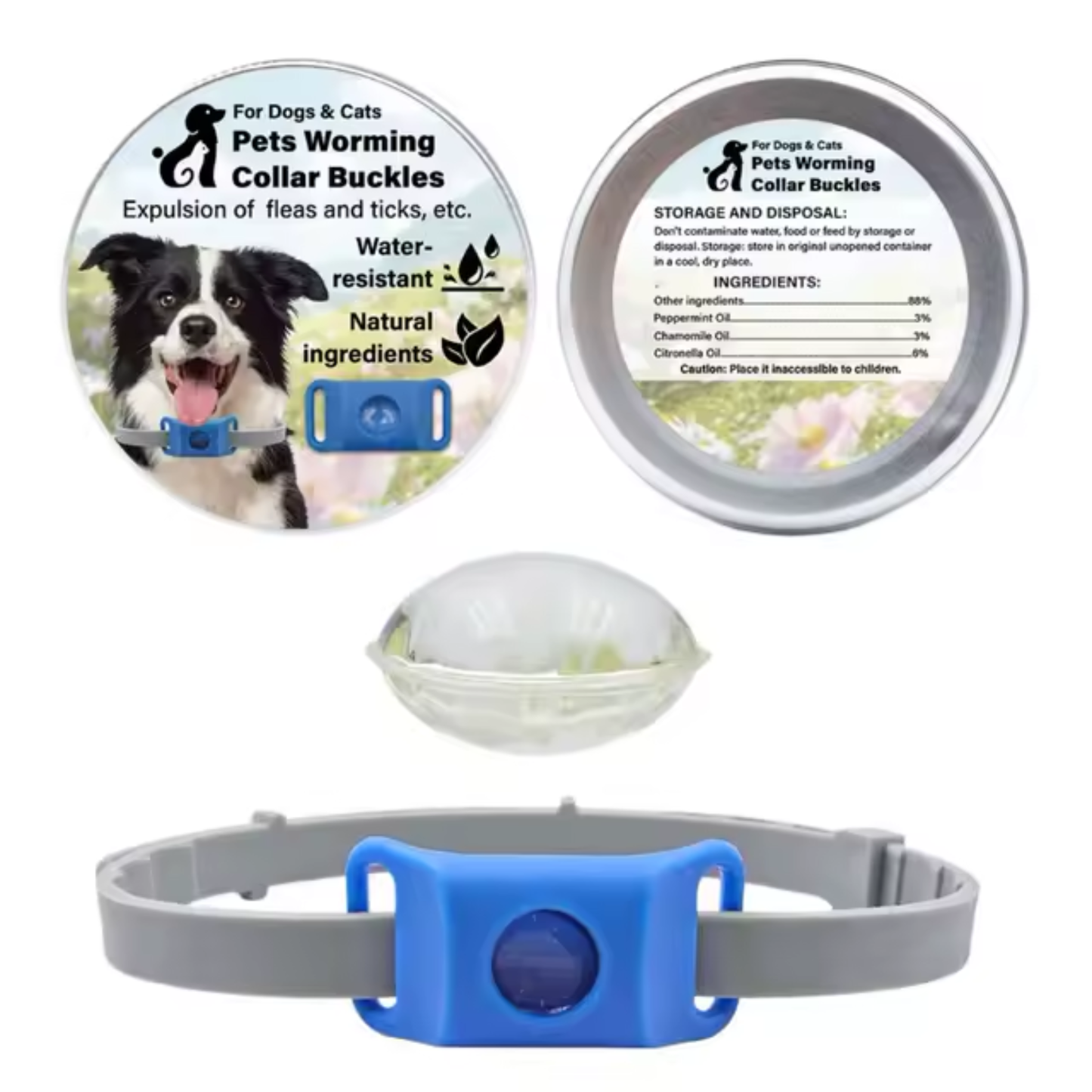 SafePaws™ Natural 12-Month Flea & Tick Protection Pendant