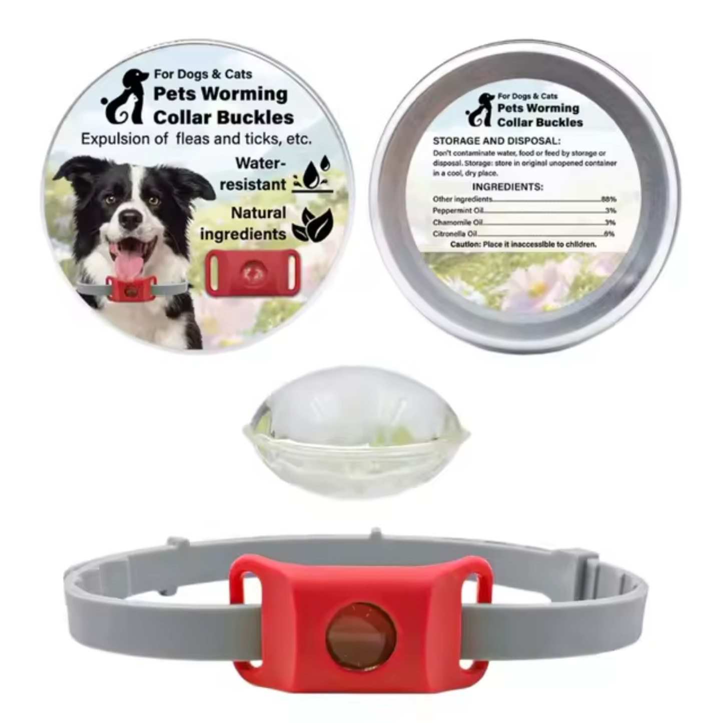 SafePaws™ Natural 12-Month Flea & Tick Protection Pendant