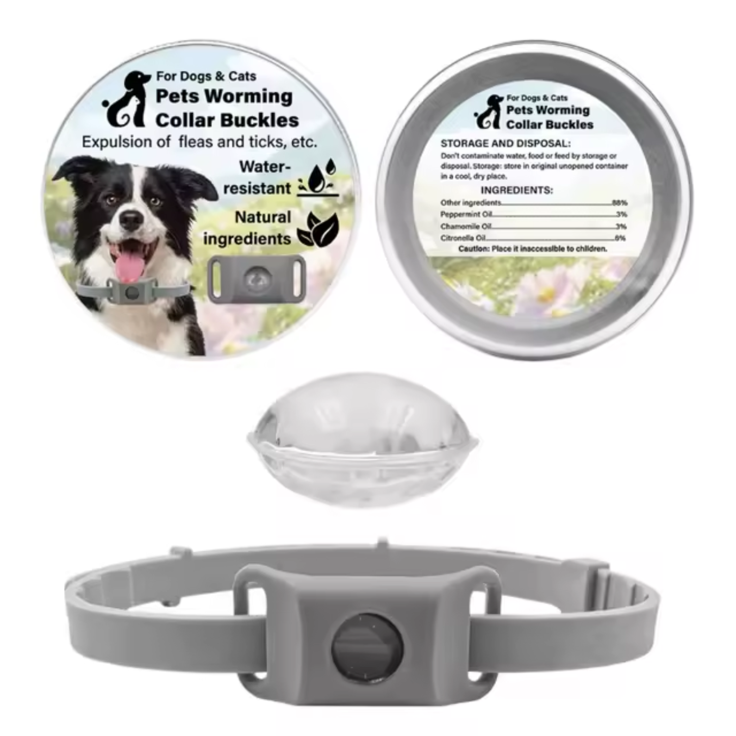 SafePaws™ Natural 12-Month Flea & Tick Protection Pendant
