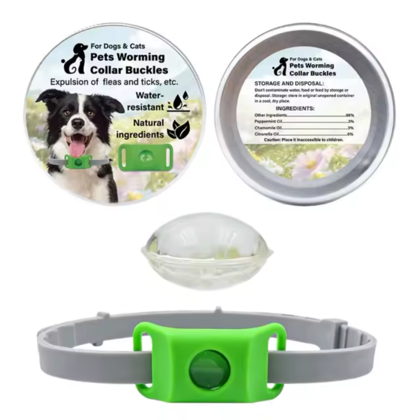 SafePaws™ Natural 12-Month Flea & Tick Protection Pendant