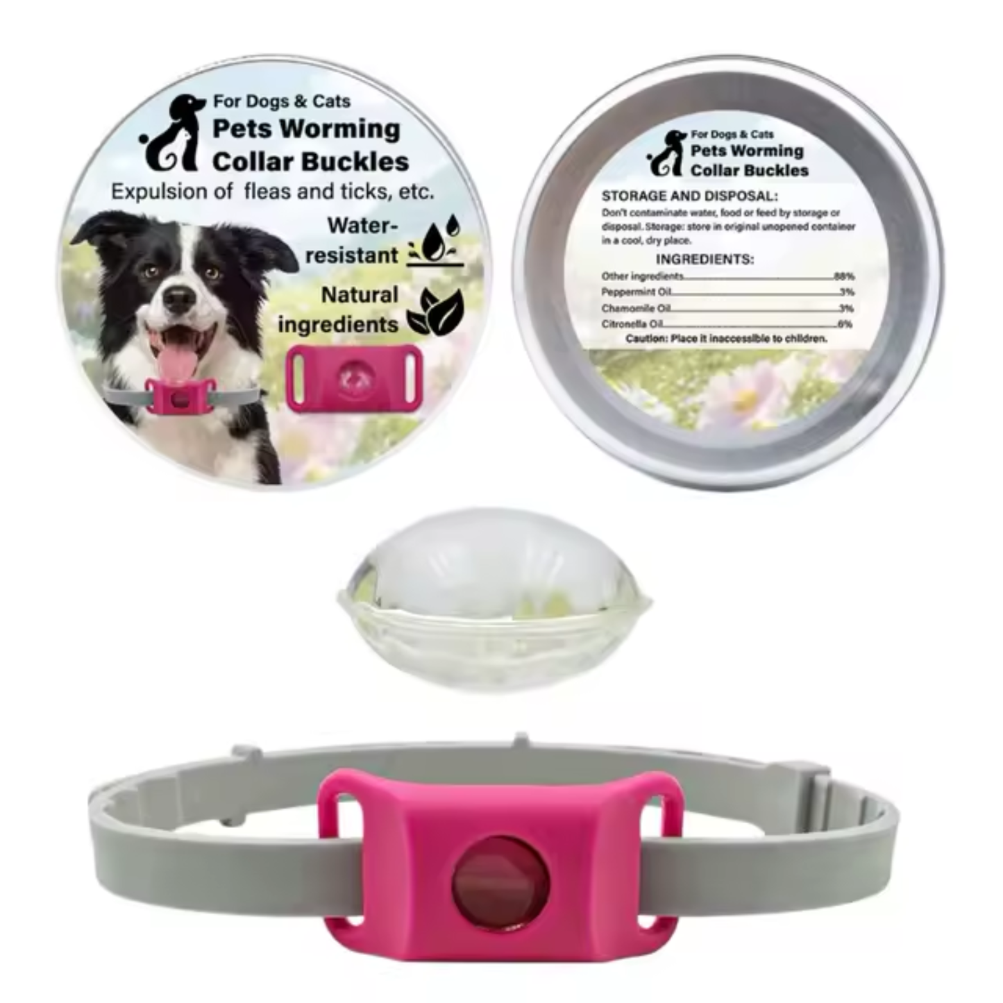 SafePaws™ Natural 12-Month Flea & Tick Protection Pendant