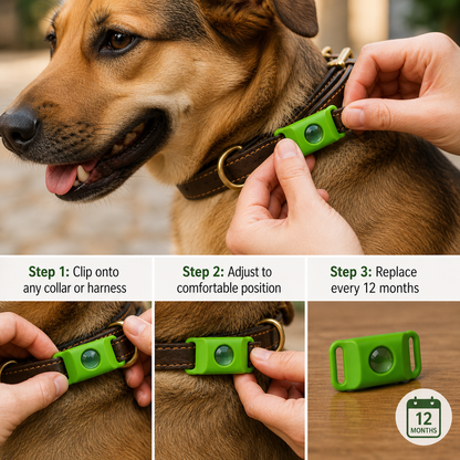 SafePaws™ - 12 Months All Natural Flea and Tick Pendant